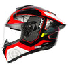 NHK K5R Commutrack Gloss Black Red Helmet