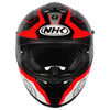 NHK K5R Commutrack Gloss Black Red Helmet