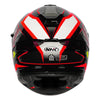 NHK K5R Commutrack Gloss Black Red Helmet