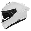 NHK K5R Solid Gloss White Helmet