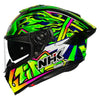 NHK K5R Timothee Gloss Black Green Helmet