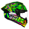 NHK K5R Timothee Gloss Black Green Helmet