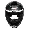 NHK K5R Triangle Gloss Black Silver Helmet