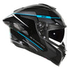 NHK K5R Anomalistic Gloss Black Blue Helmet