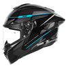 NHK K5R Anomalistic Gloss Black Blue Helmet