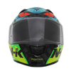 NHK GPR Tech Octopus Black Blue Tosca Gloss Helmet