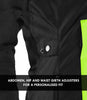 Rynox Air GT 4 Women Riding Jacket (Black Hi Viz Green)