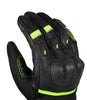 Rynox Tornado Pro 4 Gloves (Black Hi Viz Green)