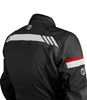 Rynox Stealth Air Pro Riding Jacket (Black Red with Black Mesh)