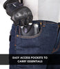 Rynox Downtown Pro Motorcycle Jeans with D3O Protectors (Indigo Blue)