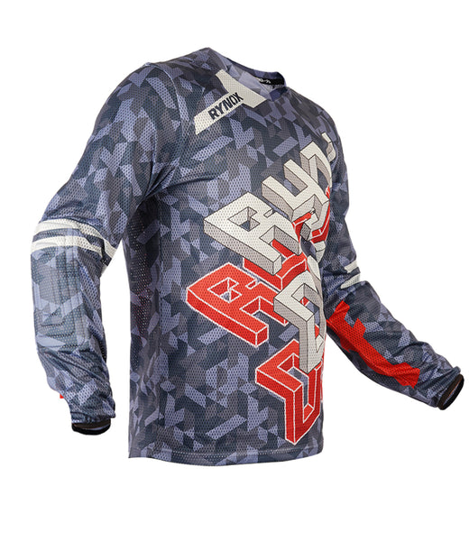 Rynox Fusion Neo Offroad Jersey (Grey Red)– Moto Central