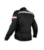 Rynox Stealth Air Pro Riding Jacket (Black Red with Black Mesh)
