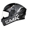 SMK Stellar Sports Fury Matt Black Grey (MA266) Helmet
