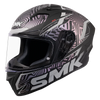 SMK Stellar Sports Fury Gloss Black Grey Chameleon (GL266C) Helmet