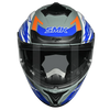 SMK Typhoon Sports Tourer Gloss Grey Blue White (GL651) Helmet