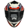 SMK Typhoon Sports Tourer Gloss White Red Blue (GL135) Helmet