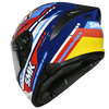 SMK Typhoon Sports Tourer Gloss Blue Red Yellow (GL534) Helmet