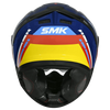 SMK Typhoon Sports Tourer Gloss Blue Red Yellow (GL534) Helmet