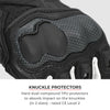 Viaterra Shifter Short Motorcycle Riding Gloves (Black)