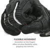 Viaterra Shifter Short Motorcycle Riding Gloves (Black)