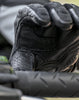 Viaterra Holeshot Short Motorcycle Riding Gloves (Gunmetal)