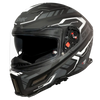 SMK Agnar Tektron Matt Black Grey White (MA261) Helmet