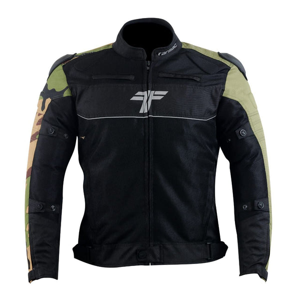 Tarmac One III Level 2 Riding Jacket with PU Chest Protectors (Black A