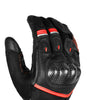 Rynox Tornado Pro 4 Gloves Carbon Edition (Black Red)