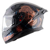 AXOR Apex Trance Gloss Black Gold Helmet