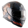 AXOR Apex Trance Gloss Black Gold Helmet