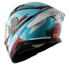 AXOR Apex Turbine Gloss Hex Blue Red Helmet