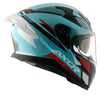 AXOR Apex Turbine Gloss Hex Blue Red Helmet