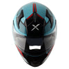 AXOR Apex Turbine Gloss Hex Blue Red Helmet