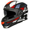 SMK Gullwing Venture Gloss Black White Red (GL213) Helmet