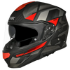 SMK Gullwing Venture Gloss Black Grey Red (GL263) Helmet