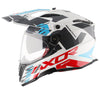 AXOR XCross X1 Dual Visor Gloss White Red Helmet