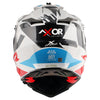 AXOR XCross X1 Dual Visor Gloss White Red Helmet