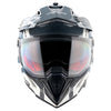 AXOR XCross Dual Visor Speedometer Gloss White Grey Helmet