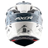 AXOR XCross Dual Visor Speedometer Gloss White Grey Helmet
