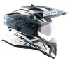 AXOR XCross Dual Visor Speedometer Gloss White Grey Helmet