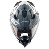 AXOR XCross Dual Visor Speedometer Gloss White Grey Helmet