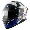 AXOR Apex Hex 2 Gloss White Blue Helmet