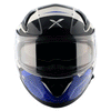 AXOR Apex Hex 2 Gloss White Blue Helmet