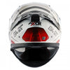 AXOR Apex Hex 2 Gloss White Red Helmet