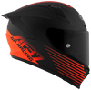 KYT Striker AF37 Livery Matt Black Red Helmet