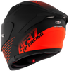 KYT Striker AF37 Livery Matt Black Red Helmet