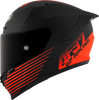 KYT Striker AF37 Livery Matt Black Red Helmet
