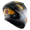 AXOR Street Marvel Wolverine Gloss Black Yellow Helmet