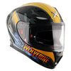 AXOR Street Marvel Wolverine Gloss Black Yellow Helmet