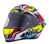 NHK GPR Tech Alonso Lopez #1 Star Gloss White Helmet